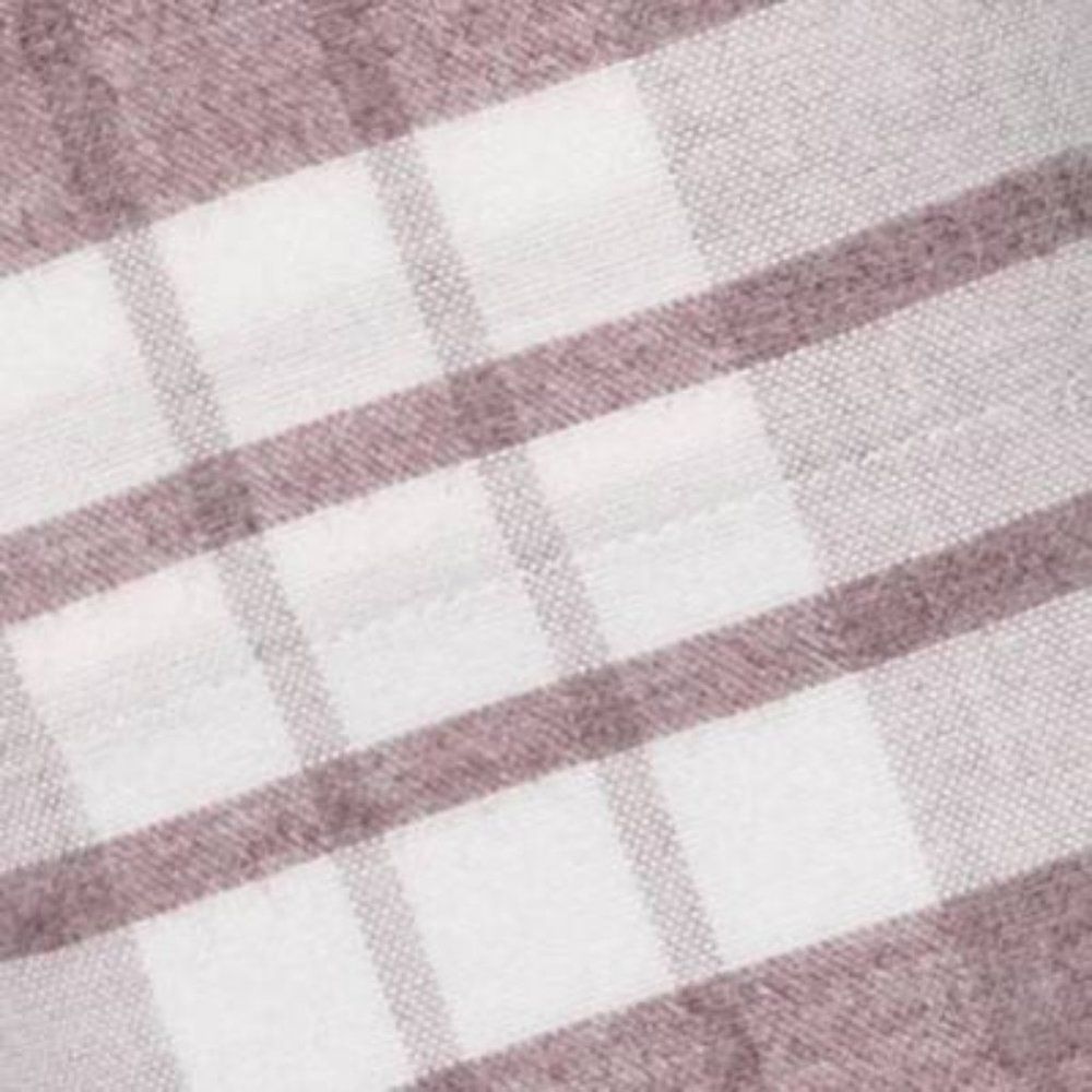 NWT Purple Plaid Striped flannel sheet set Twin - Picture 5 of 5